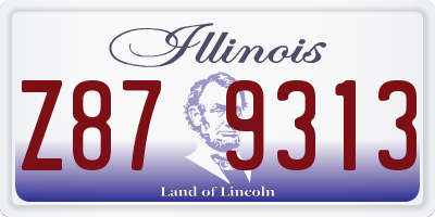 IL license plate Z879313