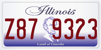 IL license plate Z879323