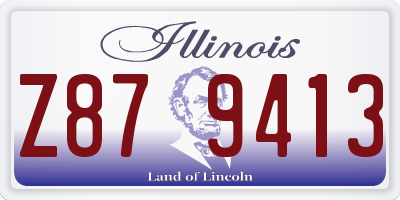 IL license plate Z879413