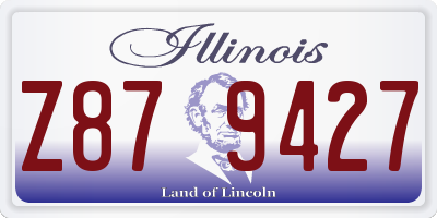IL license plate Z879427