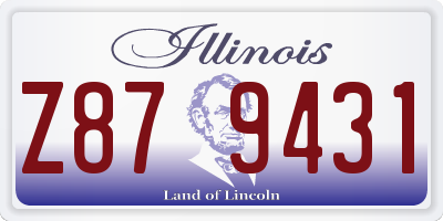 IL license plate Z879431