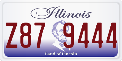 IL license plate Z879444
