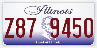 IL license plate Z879450
