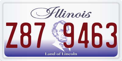 IL license plate Z879463