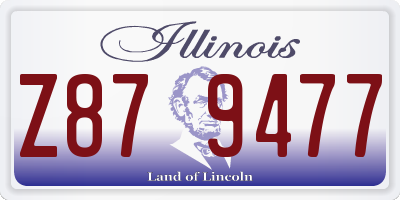 IL license plate Z879477