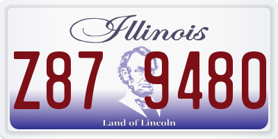 IL license plate Z879480