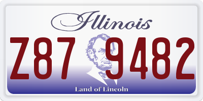 IL license plate Z879482