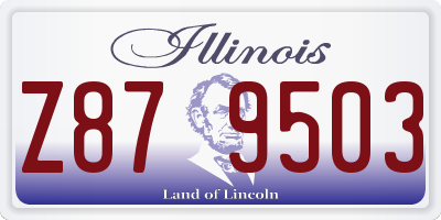 IL license plate Z879503
