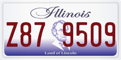 IL license plate Z879509