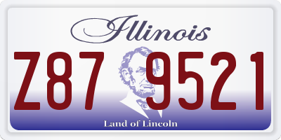 IL license plate Z879521