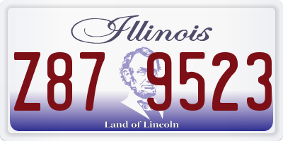 IL license plate Z879523