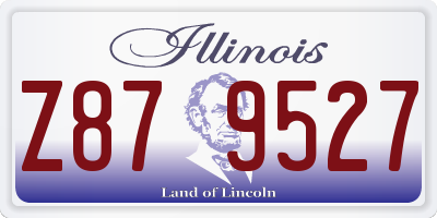IL license plate Z879527