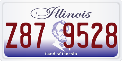 IL license plate Z879528