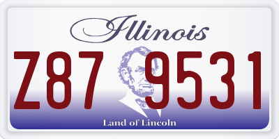 IL license plate Z879531