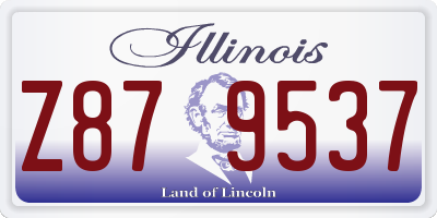 IL license plate Z879537