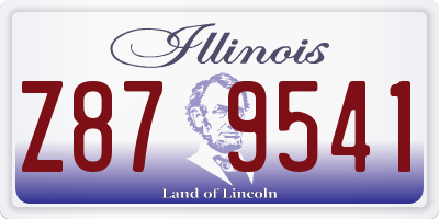 IL license plate Z879541