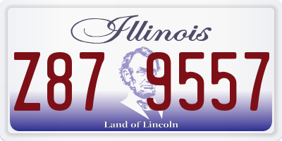 IL license plate Z879557