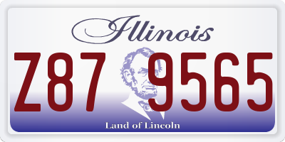 IL license plate Z879565