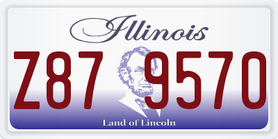 IL license plate Z879570
