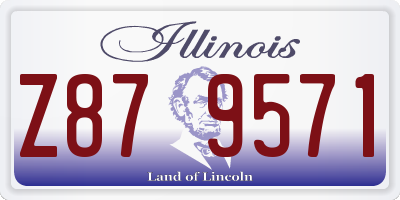 IL license plate Z879571