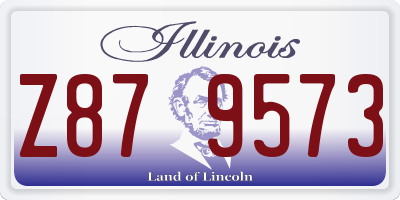 IL license plate Z879573