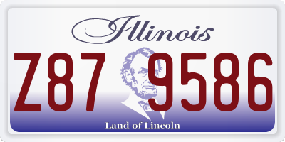 IL license plate Z879586