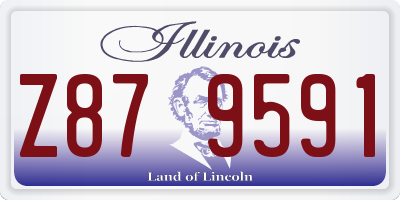 IL license plate Z879591