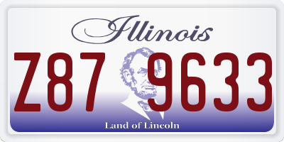 IL license plate Z879633