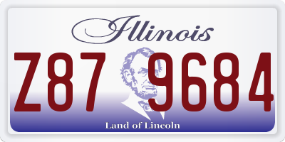 IL license plate Z879684