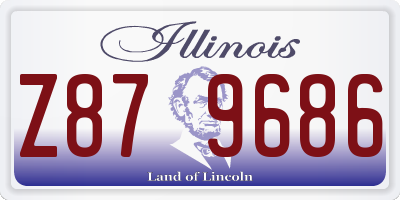 IL license plate Z879686