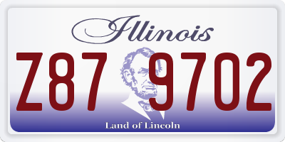 IL license plate Z879702