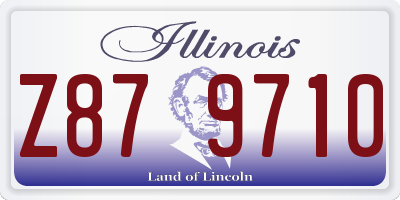 IL license plate Z879710