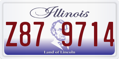 IL license plate Z879714