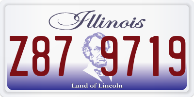 IL license plate Z879719