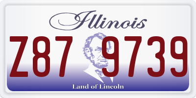 IL license plate Z879739