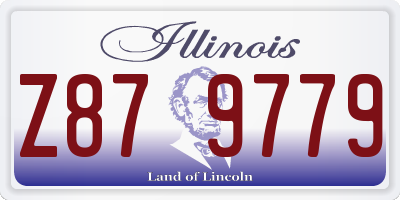 IL license plate Z879779