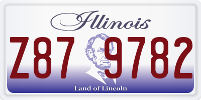 IL license plate Z879782