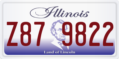 IL license plate Z879822