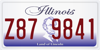 IL license plate Z879841