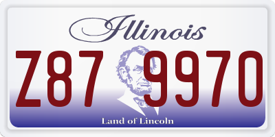 IL license plate Z879970