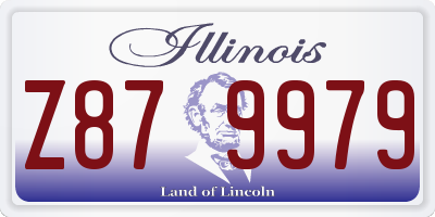 IL license plate Z879979