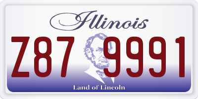 IL license plate Z879991