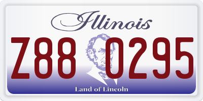 IL license plate Z880295