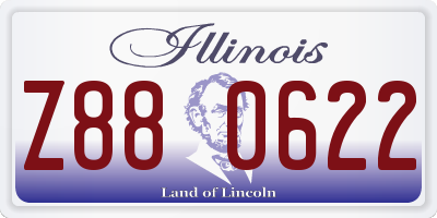 IL license plate Z880622