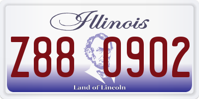 IL license plate Z880902