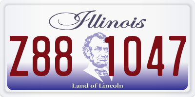 IL license plate Z881047