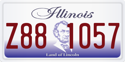 IL license plate Z881057