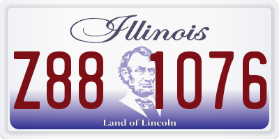 IL license plate Z881076