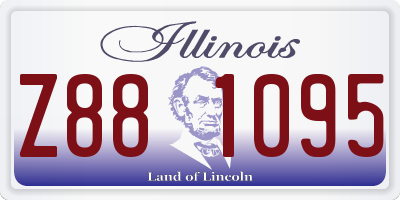 IL license plate Z881095
