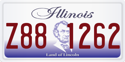 IL license plate Z881262